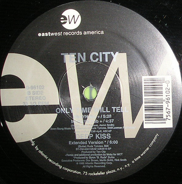 Ten City : Only Time Will Tell (12")