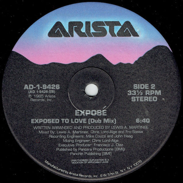 Exposé : Exposed To Love (12")