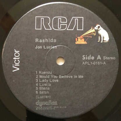 Jon Lucien : Rashida (LP, Album, RE, Ind)