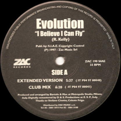 Evolution (16) : I Believe I Can Fly (12")