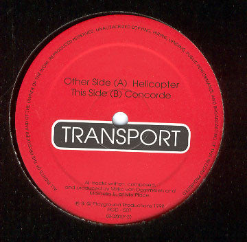 Transport (13) : Helicopter / Concorde (12")