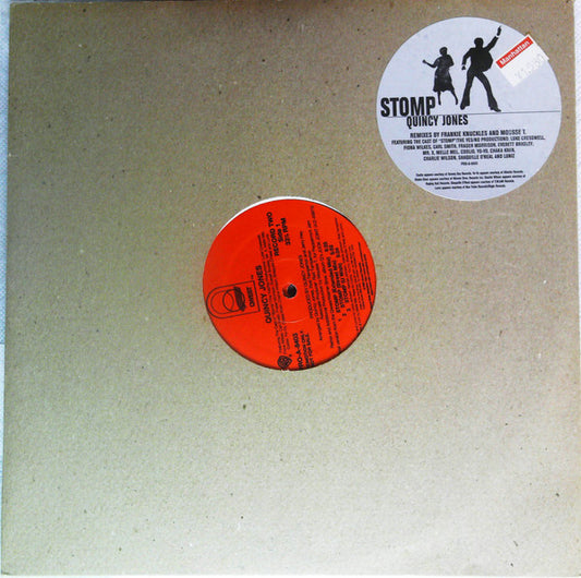 Quincy Jones : Stomp (2x12", Promo, Red)