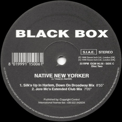 Black Box : Native New Yorker (Dance Mixes) (2x12", Maxi, Ltd, Promo)