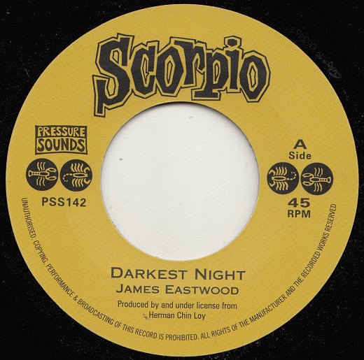 James Eastwood / Augustus Pablo : Darkest Night / The Red Sea (7", Single)