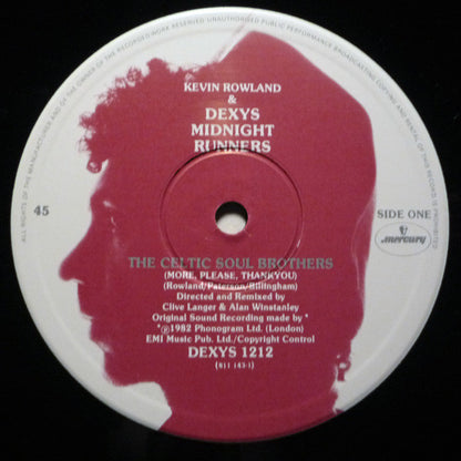 Kevin Rowland & Dexys Midnight Runners : The Celtic Soul Brothers (12")