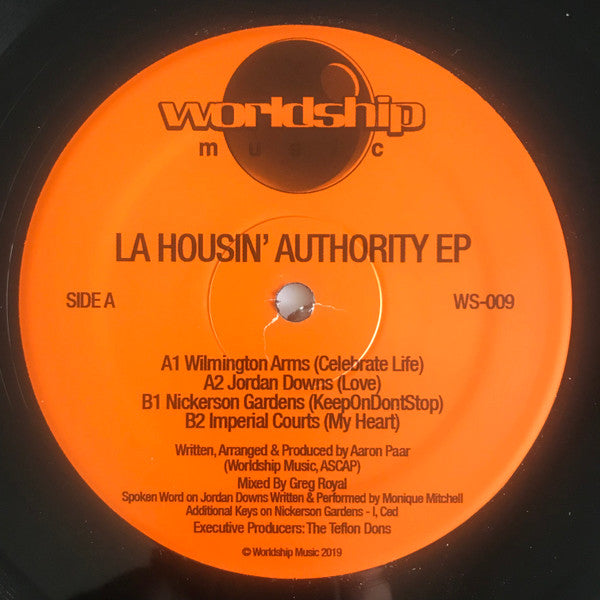 LA Housin' Authority : LA Housin' Authority EP (12", EP)