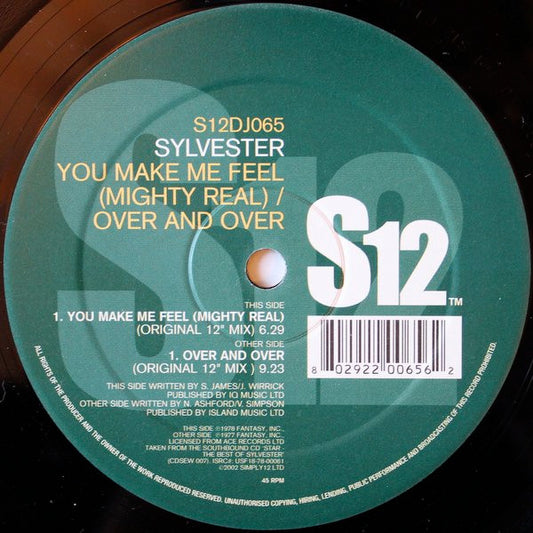 Sylvester : Mighty Real (You Make Me Feel) / Over & Over (12")