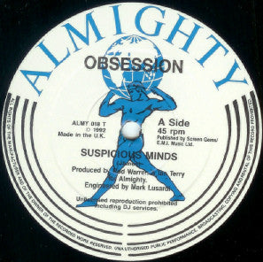 Obsession : Suspicious Minds (12")