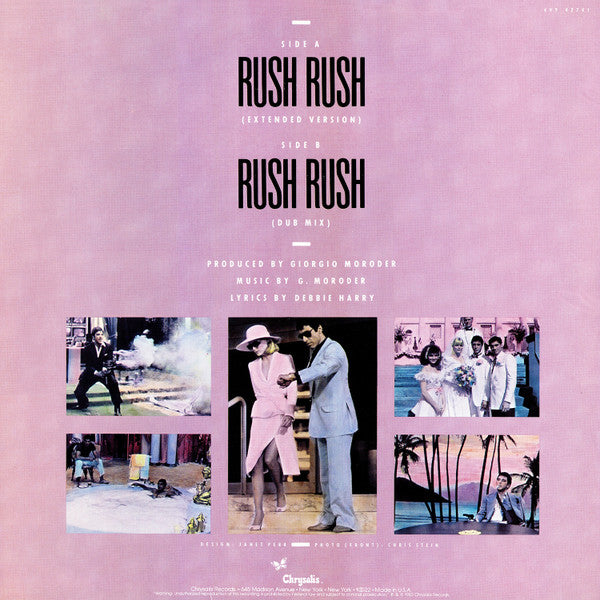 Debbie Harry* : Rush Rush (Special Extended Remix) (12")