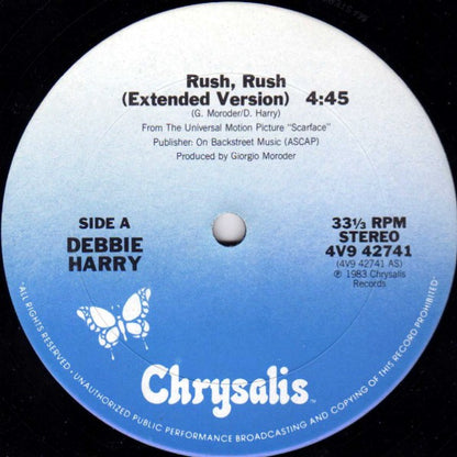 Debbie Harry* : Rush Rush (Special Extended Remix) (12")