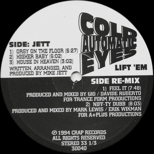 Cold Automatic Eyes : Lift 'Em (12")