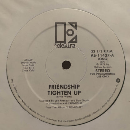 Friendship (3) : Tighten Up (12", Promo)