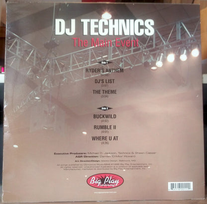 DJ Technics : The Main Event (12")