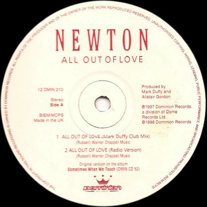 Newton (2) : All Out Of Love (12")