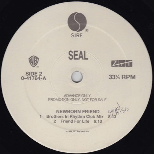 Seal : Newborn Friend (12", Single, Promo)