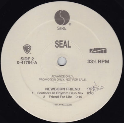Seal : Newborn Friend (12", Single, Promo)