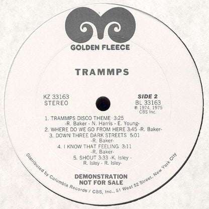 The Trammps : Trammps (LP, Album, Promo)