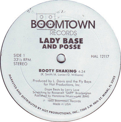 Lady Bass & Her Posse : Booty Shaking (12")
