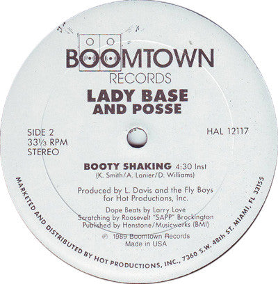 Lady Bass & Her Posse : Booty Shaking (12")