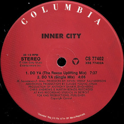 Inner City : Do Ya (2x12")