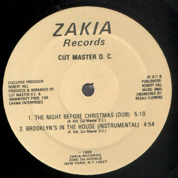 Cut Master D. C.* : The Night Before Christmas / Brooklyn's In The House (12")