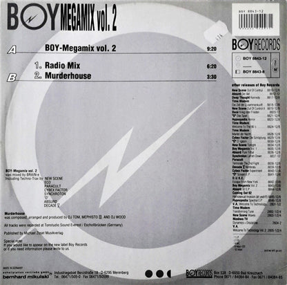 Various : BOY Megamix Vol. 2 (12")