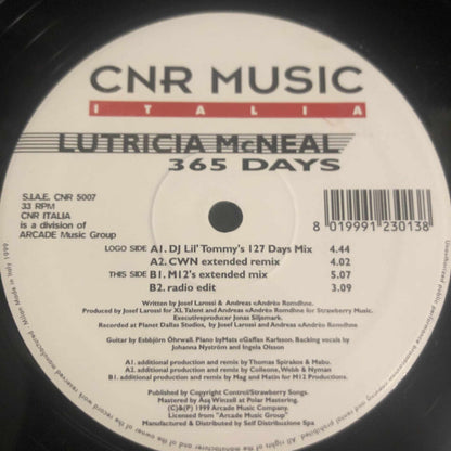 Lutricia McNeal : 365 Days (12")