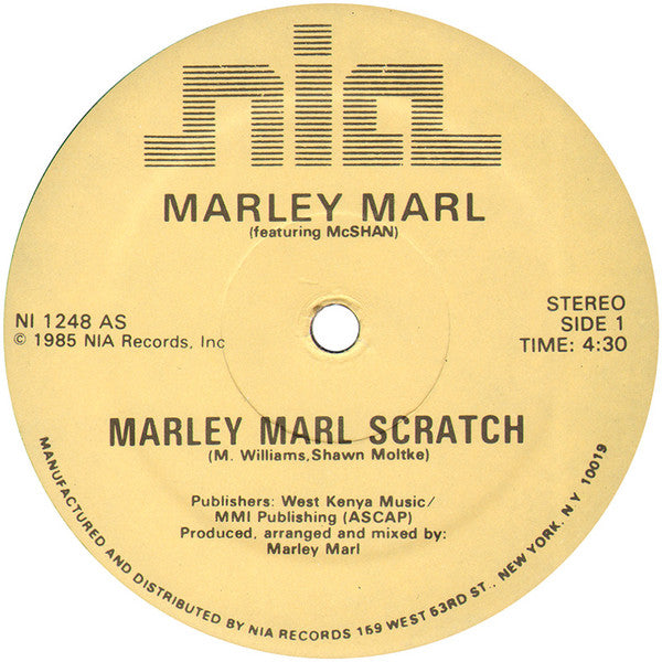 Marley Marl Featuring MC Shan : Marley Marl Scratch (12")