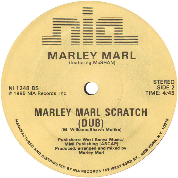 Marley Marl Featuring MC Shan : Marley Marl Scratch (12")