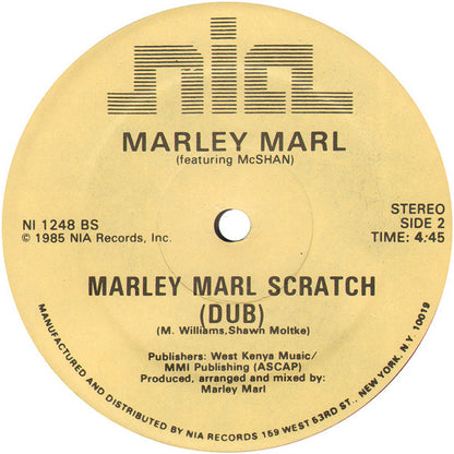 Marley Marl Featuring MC Shan : Marley Marl Scratch (12")
