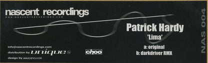Patrick Hardy : Lima (12")
