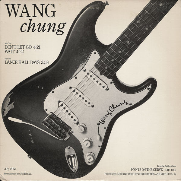 Wang Chung : Selections From Points On The Curve (12", Promo, Smplr)