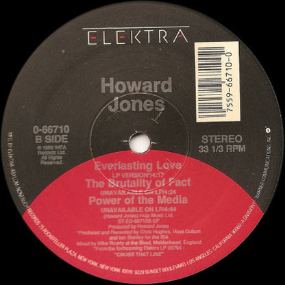 Howard Jones : Everlasting Love (808 Mix) (12", Maxi, SRC)