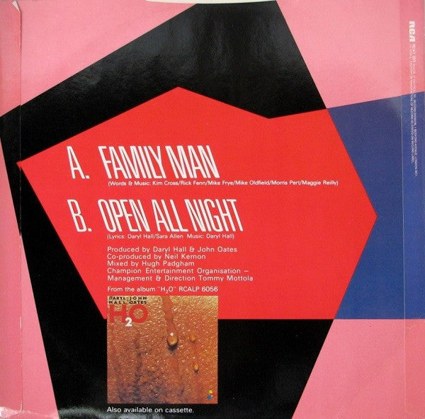 Hall + Oates* : Family Man (12", Single)