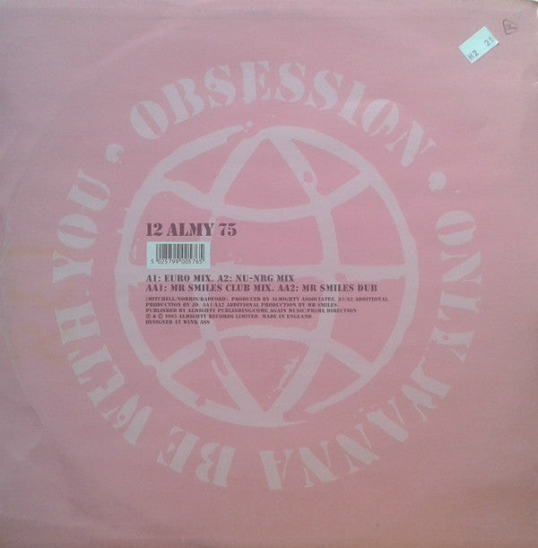 Obsession : Only Wanna Be With You (12")