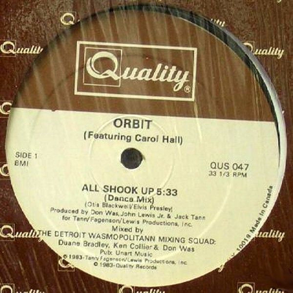 Orbit (3) Featuring Carol Hall : All Shook Up (12")