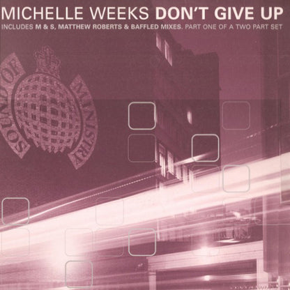 Michelle Weeks : Don't Give Up (12", 1/2)