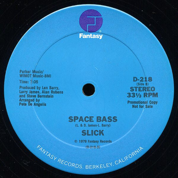 Two Tons O' Fun / Slick (2) : I Got The Feeling / Space Bass (12", Promo)