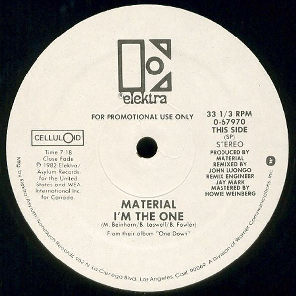 Material : I'm The One / Don't Lose Control (12", Promo)