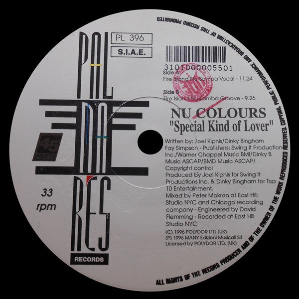 Nu Colours : Special Kind Of Lover (2x12")