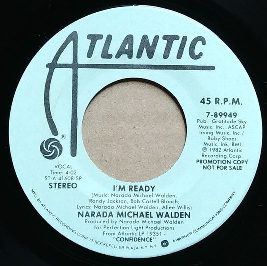 Narada Michael Walden : I'm Ready (7", Single, Mono, Promo, SP)