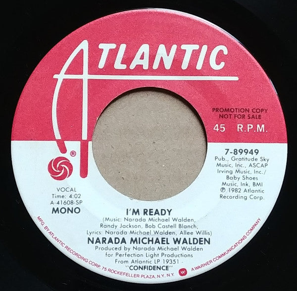 Narada Michael Walden : I'm Ready (7", Single, Mono, Promo, SP)
