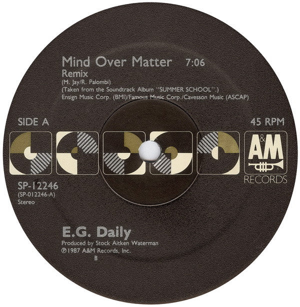 E.G. Daily : Mind Over Matter (12", Single)