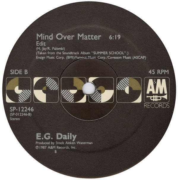 E.G. Daily : Mind Over Matter (12", Single)