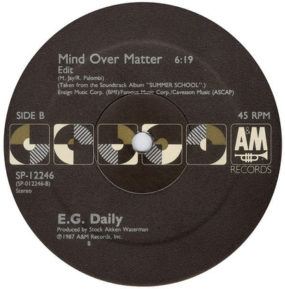 E.G. Daily : Mind Over Matter (12", Single)