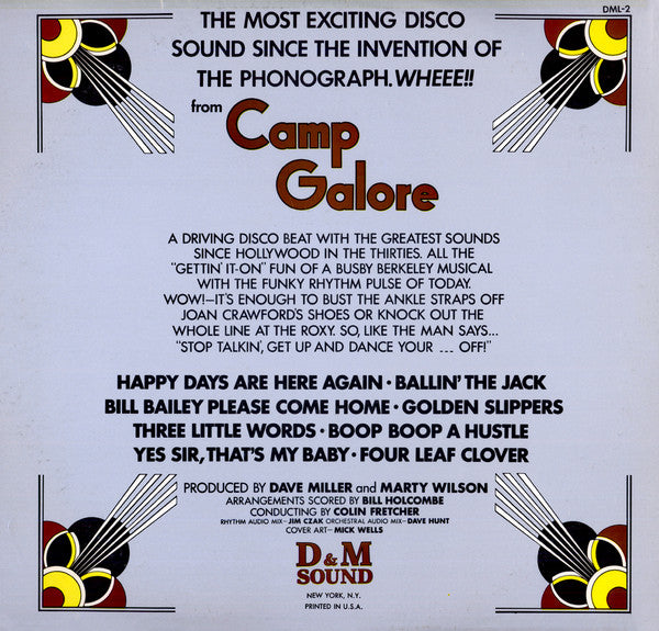 Camp Galore : Deco Disco (LP)