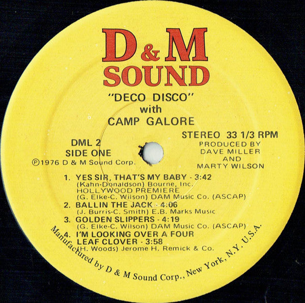 Camp Galore : Deco Disco (LP)