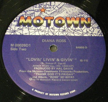 Diana Ross : The Boss (12", Single, Gen)