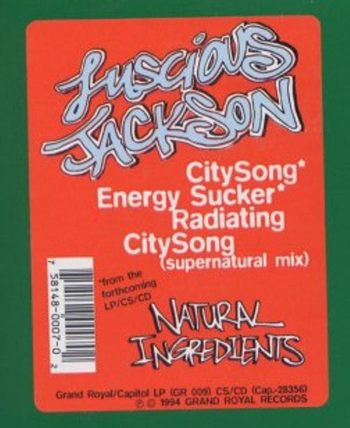 Luscious Jackson : City Song (12")