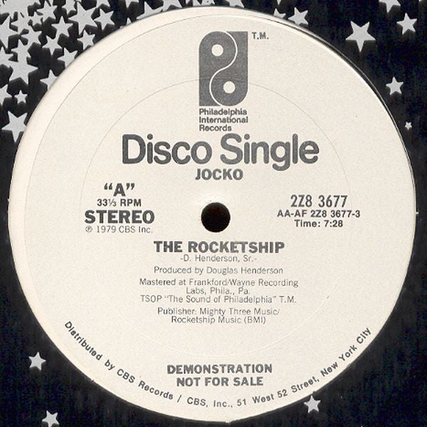 Jocko : The Rocketship (12", Promo)